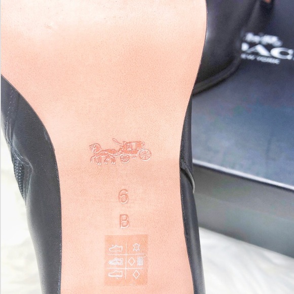 Coach Jemma Soft Calf Ankle Boots Booties Boot - Picture 4 of 12